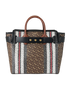 The Medium Monogram Stipe-E, front view